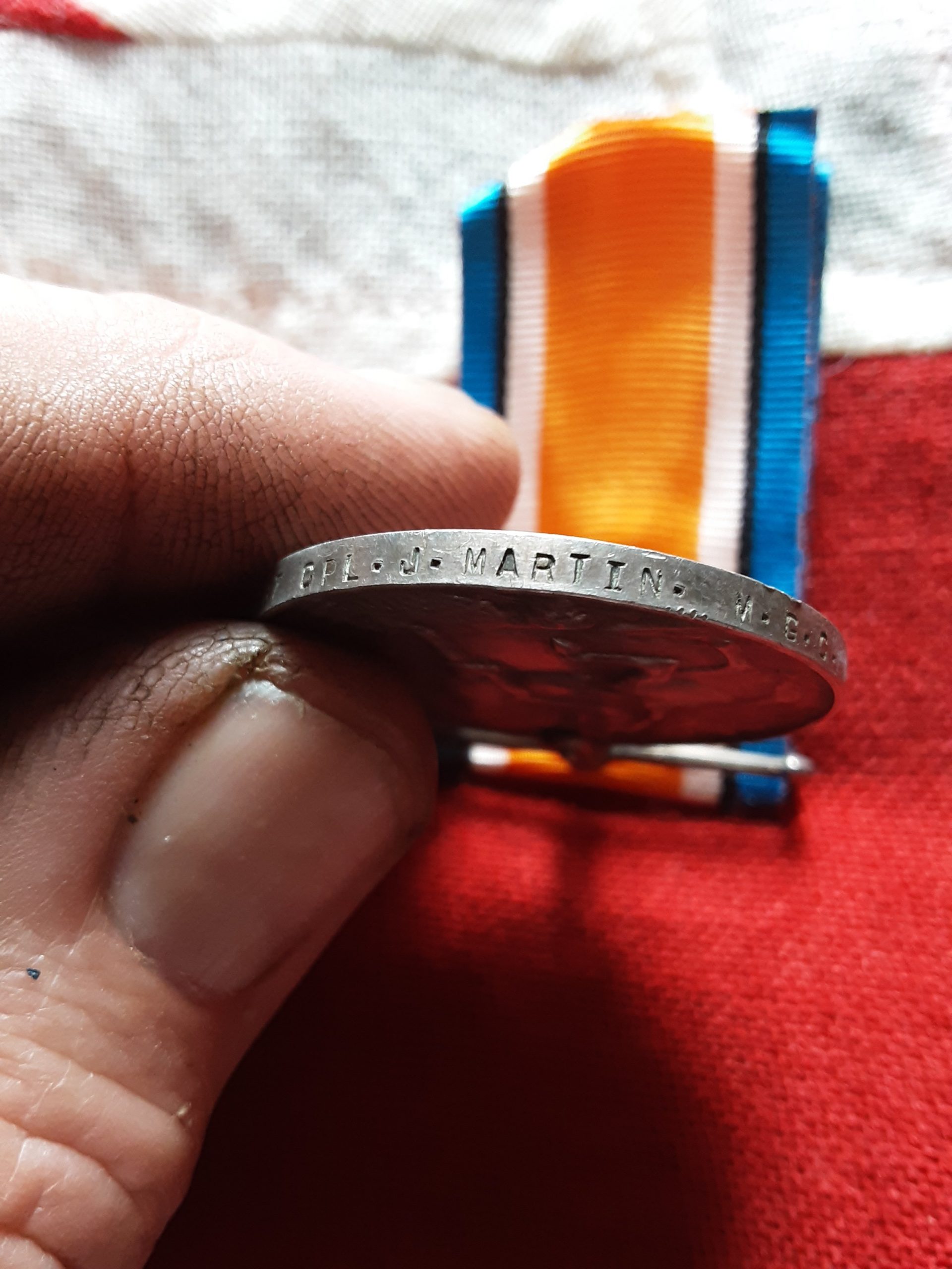 WWI BWM. John Martin. 25th Batt Machine Gun Corps & Wiltshire Reg. Wounded 1918. Ramsbury. Wiltshire. - Image 3