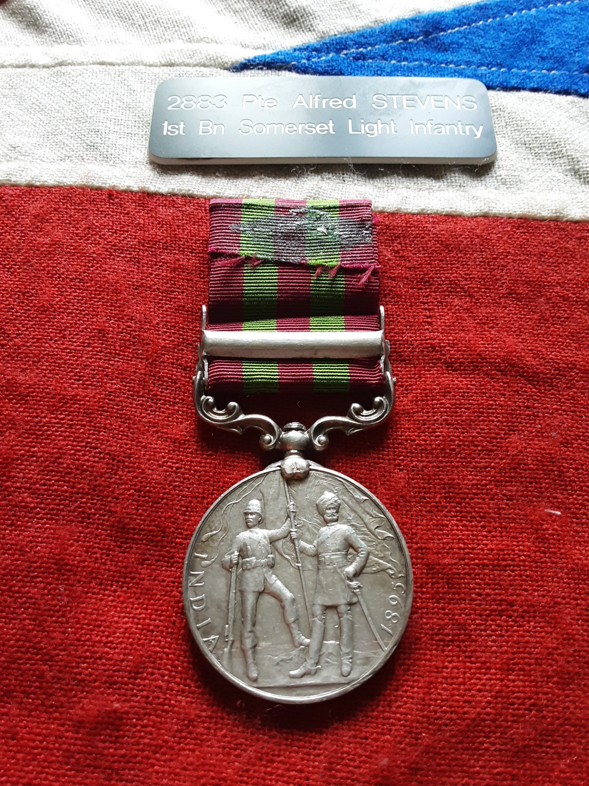 IGS Punjab Frontier 1897-98. Alfred Stevens. 1st Somerset Light Infantry. Windsor. 2 x Court-martialled desertion. - Image 2