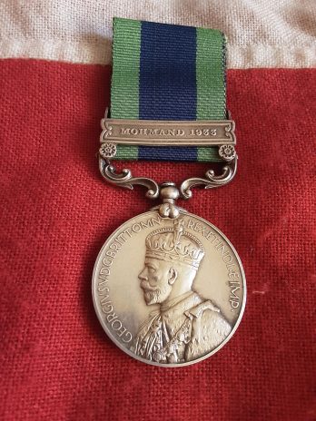 India General Service Medal. Mohmand 1933. Sepoy Sita Ram. 2-2 Punjab Regiment.