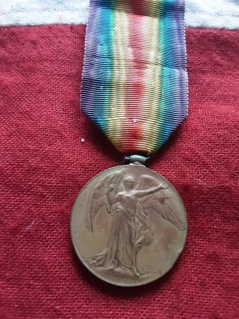 Ww1 Victory . William John Rawcliffe Asc  . Market Gardener . Accrington Lancashire.