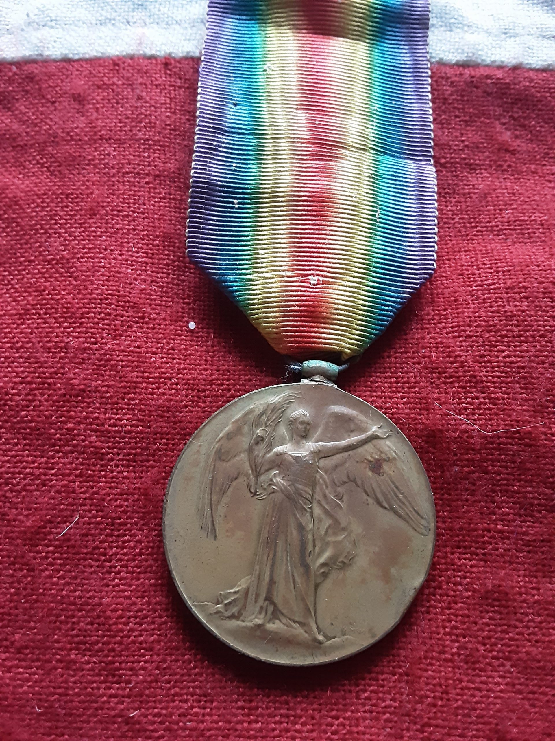 Ww1 Victory . William John Rawcliffe Asc . Market Gardener . Accrington Lancashire.