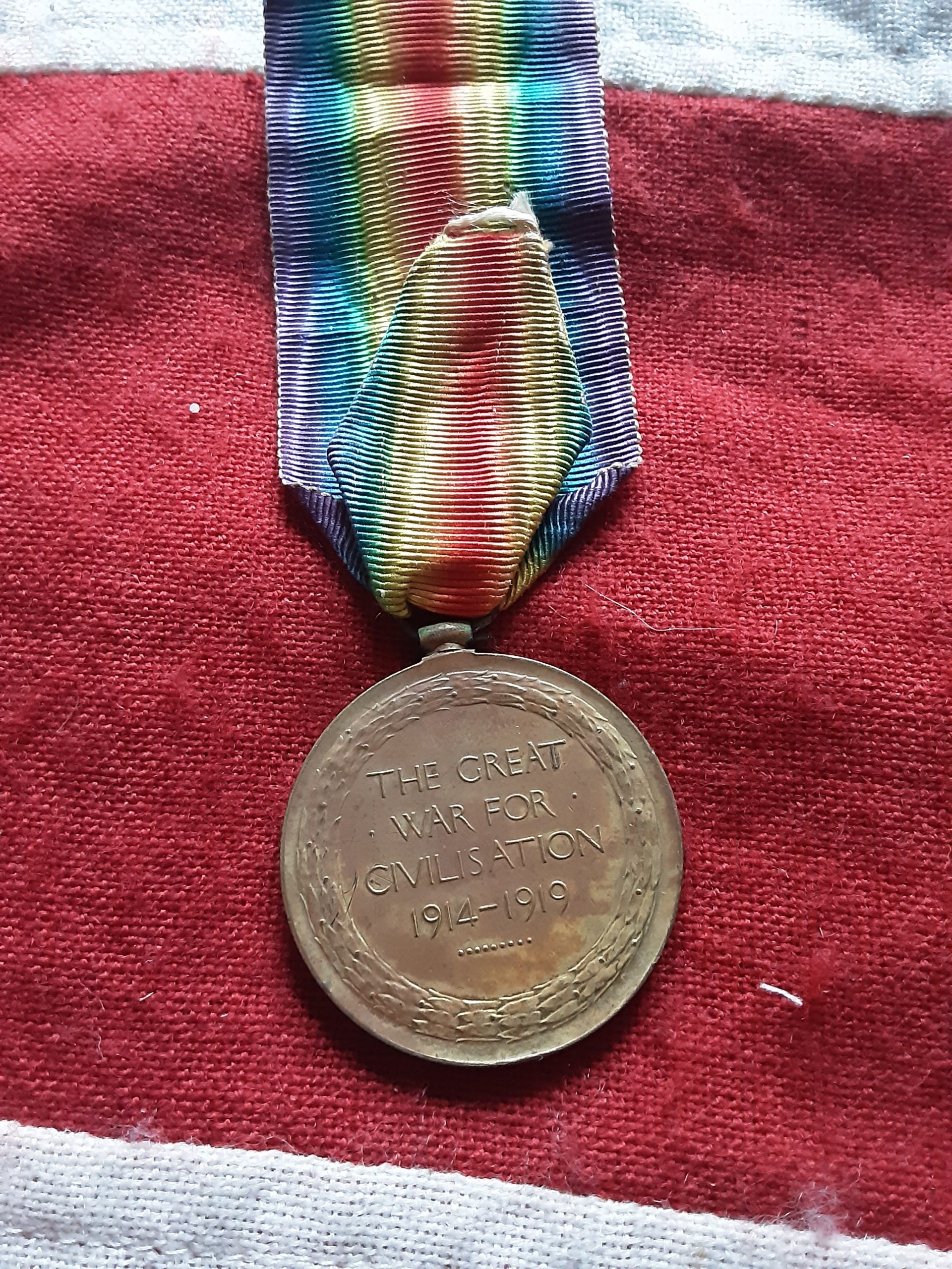 Ww1 Victory . William John Rawcliffe Asc . Market Gardener . Accrington Lancashire. - Image 2