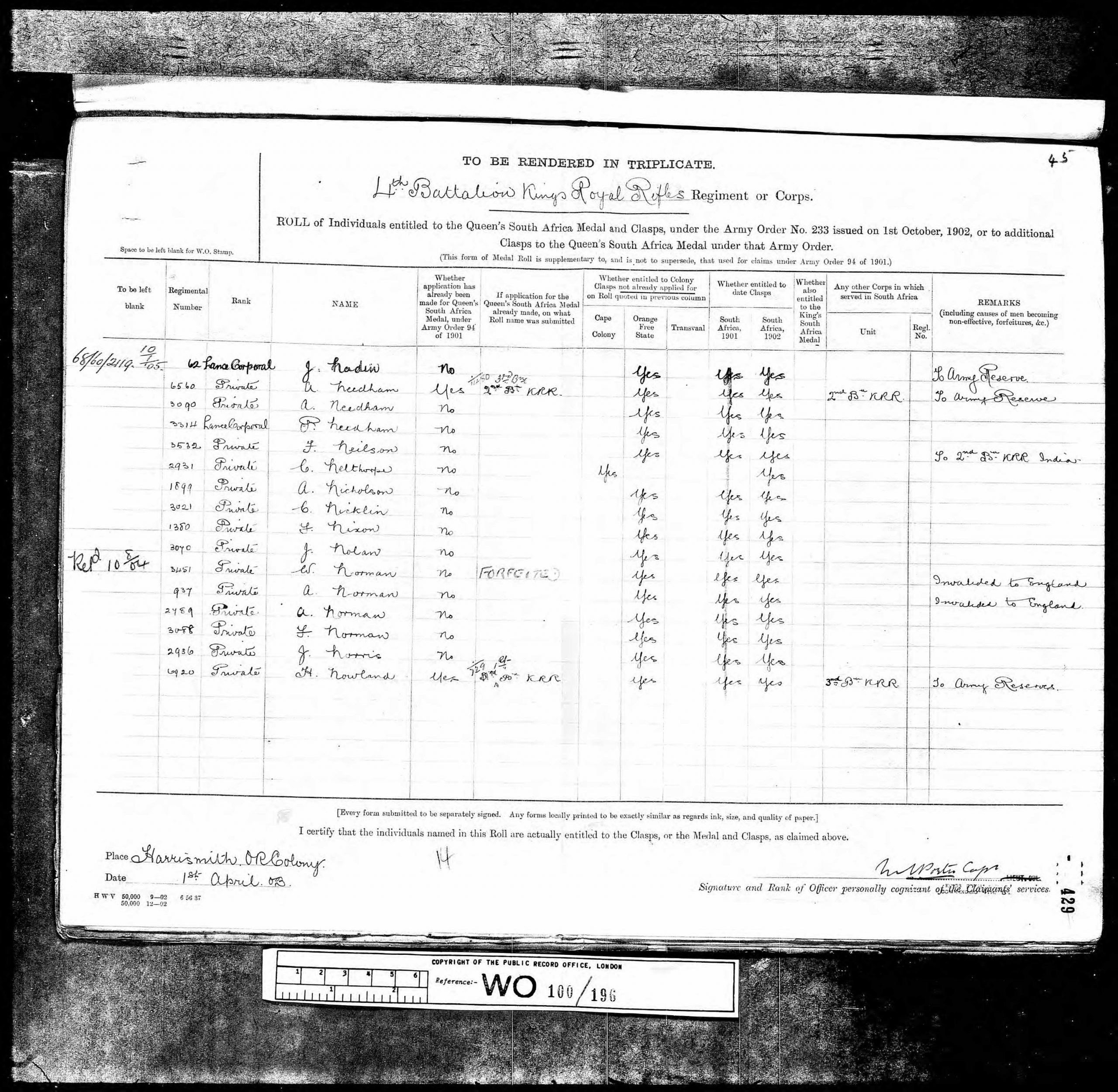 Burma 1889-92 IGS, QSA & EVII LSGC. 4th Kings Royal Rifle Corps. Nicholson. Canterbury. - Image 7
