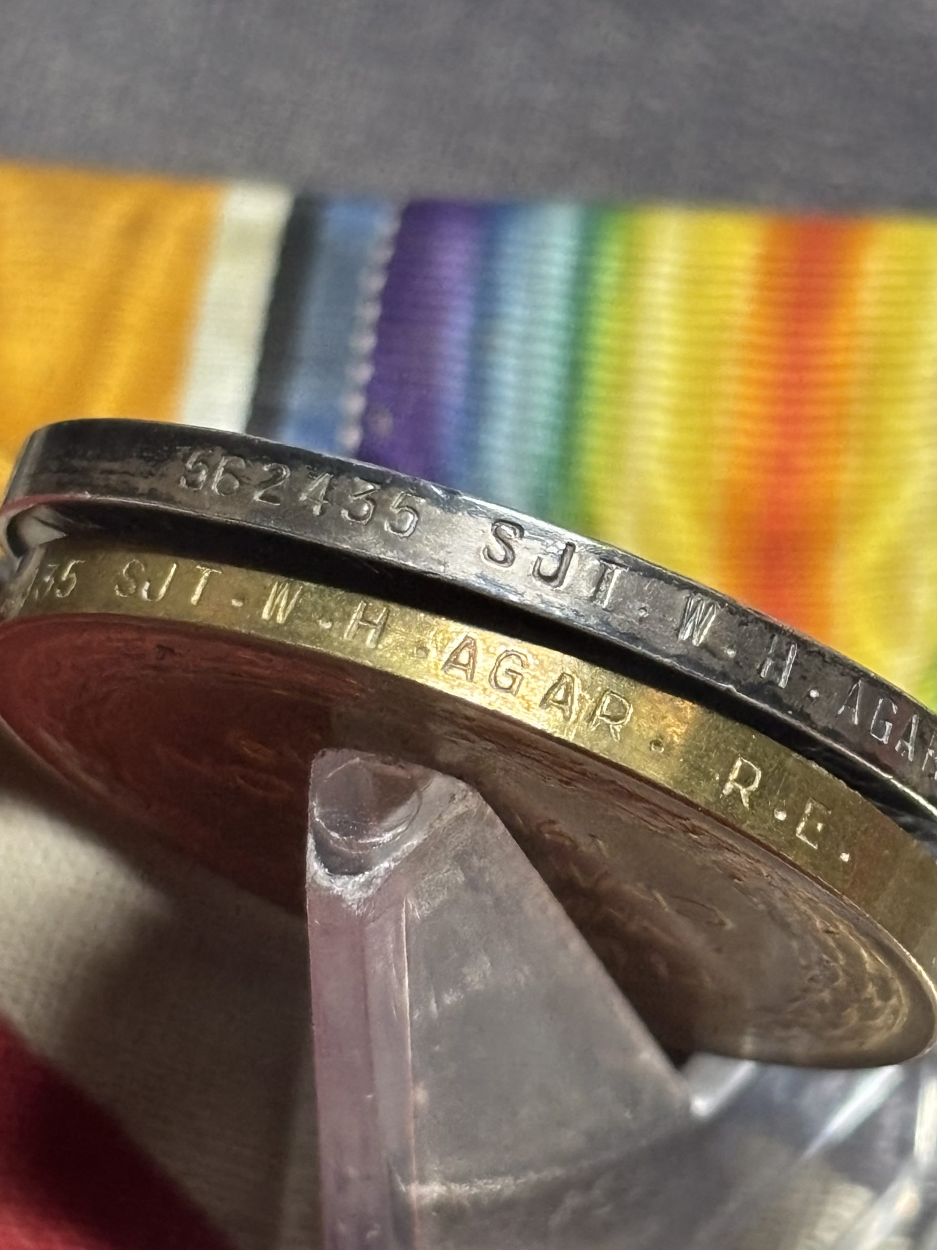 WWI/WWII grouping. Agar. Royal Engineers. Whitby. - Image 3