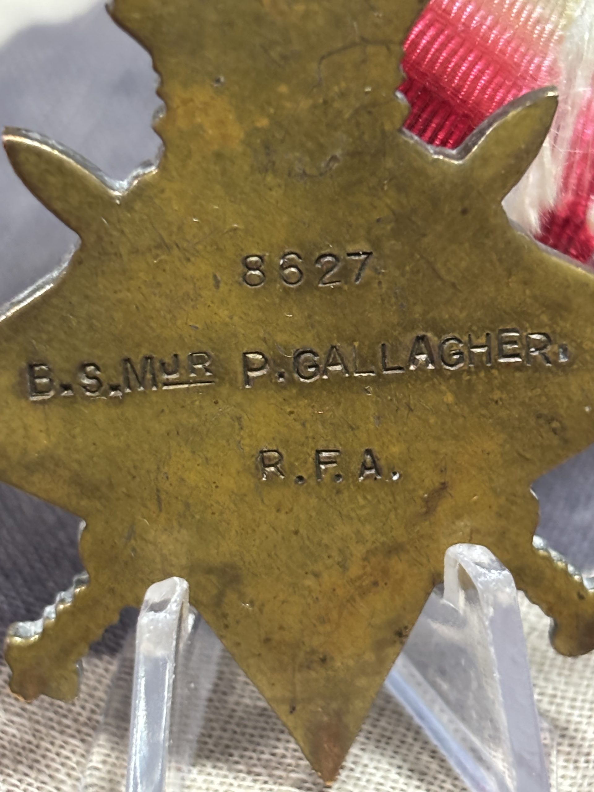 Pre war regular, permanent staff member 2nd Highland Brigade RFA pre WWI. Commissioned WWI. Gallacher. Fife. - Image 4
