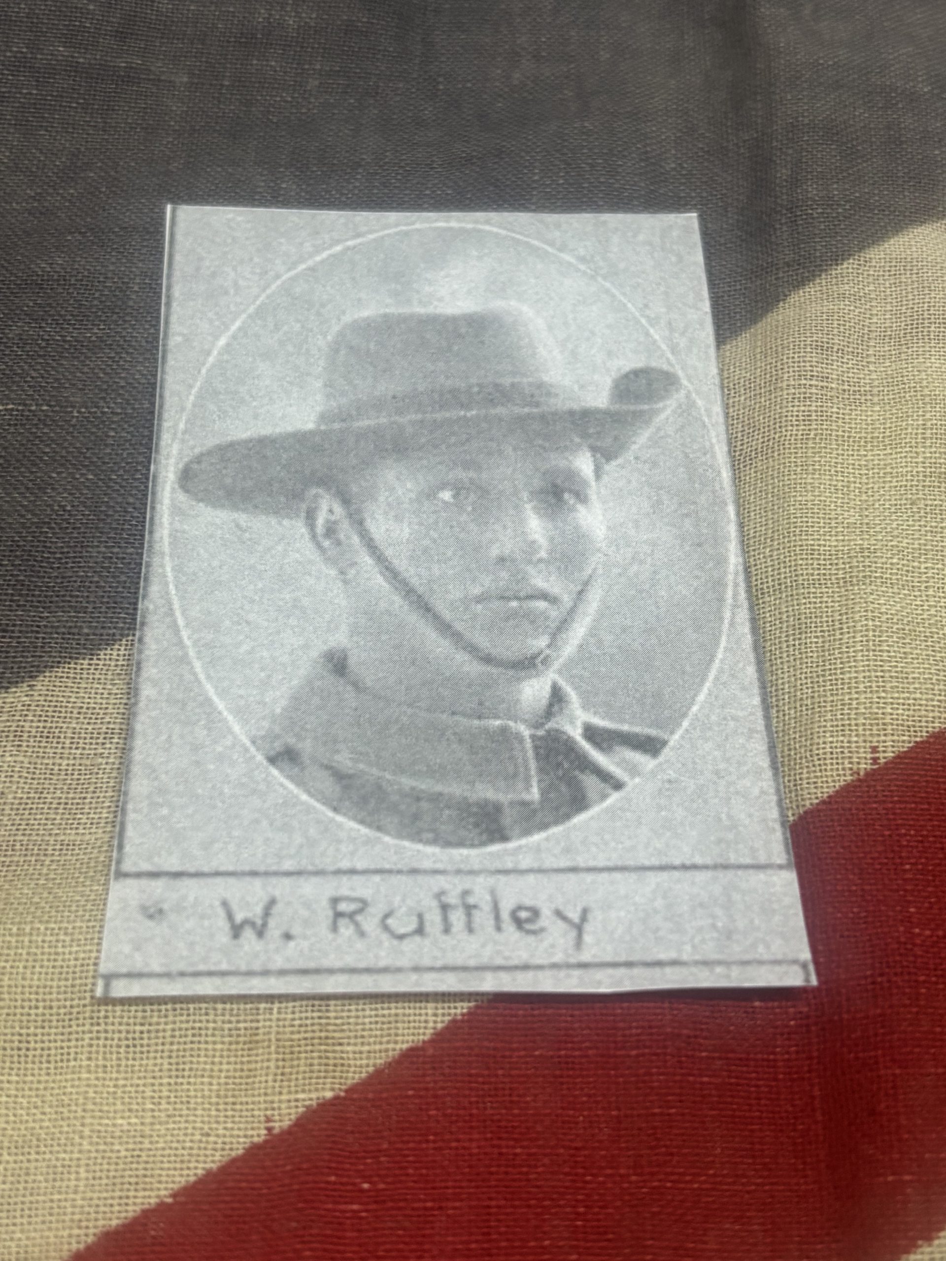 WWI Casualty Victory Medal. Ruffley. 47th Battalion AIF. New South Wales. Remembered on Menin Gate. - Image 5