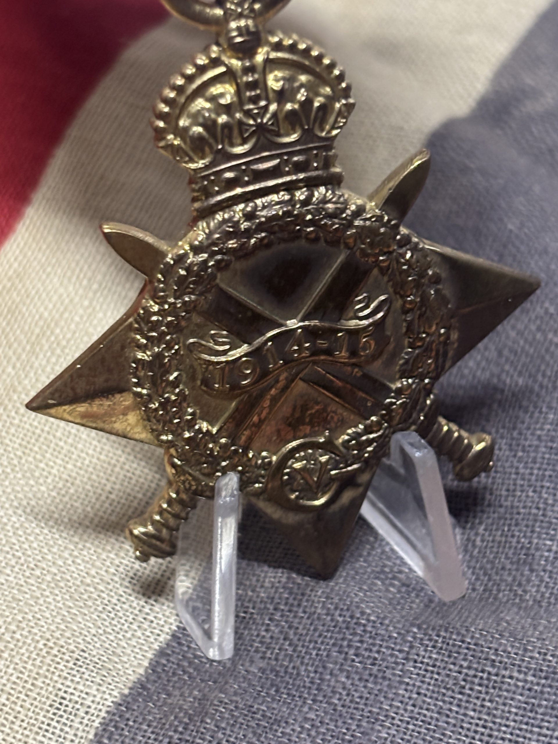 1915 Star to Lt Marriott Northamptonshire Regiment. Later Major General and Knighted. DSO MC. Commander 22nd Guards WW2 - Image 2