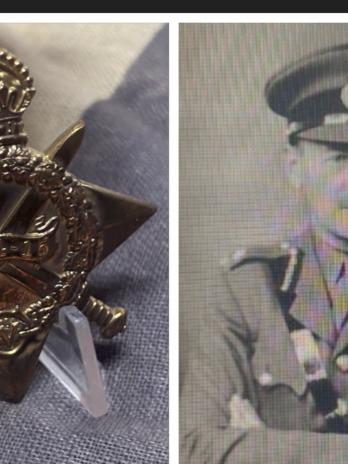 1915 Star to Lt Marriott Northamptonshire Regiment. Later Major General and Knighted. DSO MC. Commander 22nd Guards WW2