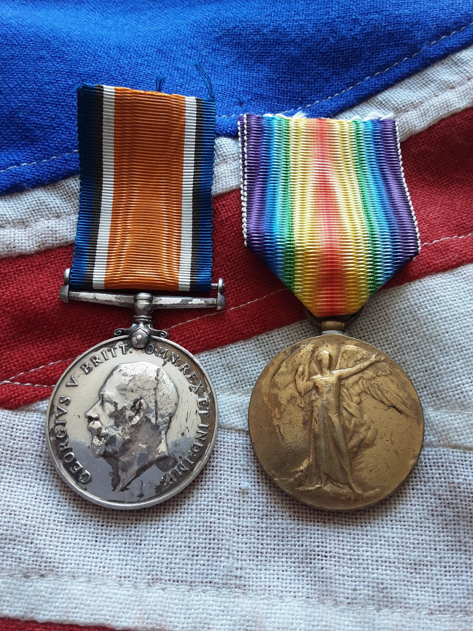 WWI Pair. Peter Page. RMA. Underage enlistee. Ilford, Sussex. RFA. India Postwar. HMS Resolution.