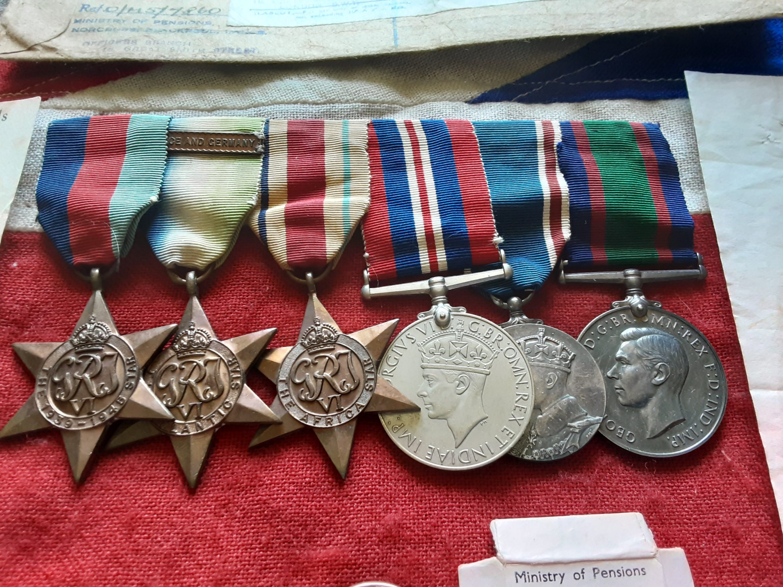 Royal Yacht WWII RNVR officers group. Lieutenant Douglas Ronald McDougall. Surrey - Image 3