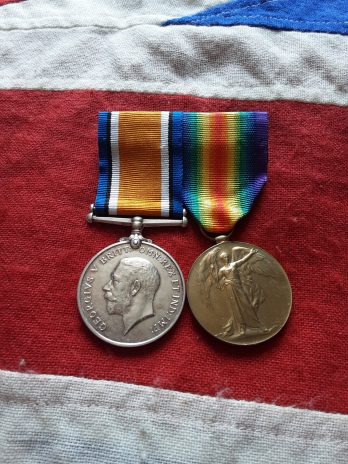 Ww1 Pair . Lieut Robert Groves White . Wounded 1915 . Dublin Fus & Connaught Rangers .