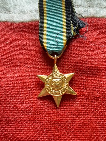 Period Miniature Aircrew Europe Star .