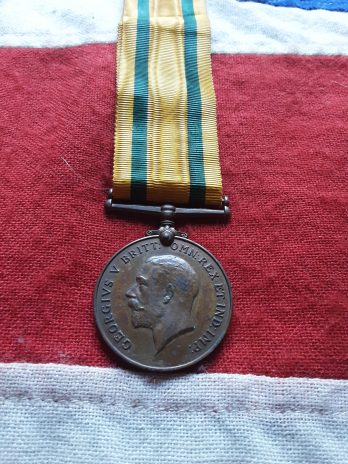 Territorial Force War Medal. TFWM. Stanley Sutton. 2/5th Cheshire & 8th Berkshire Regiments