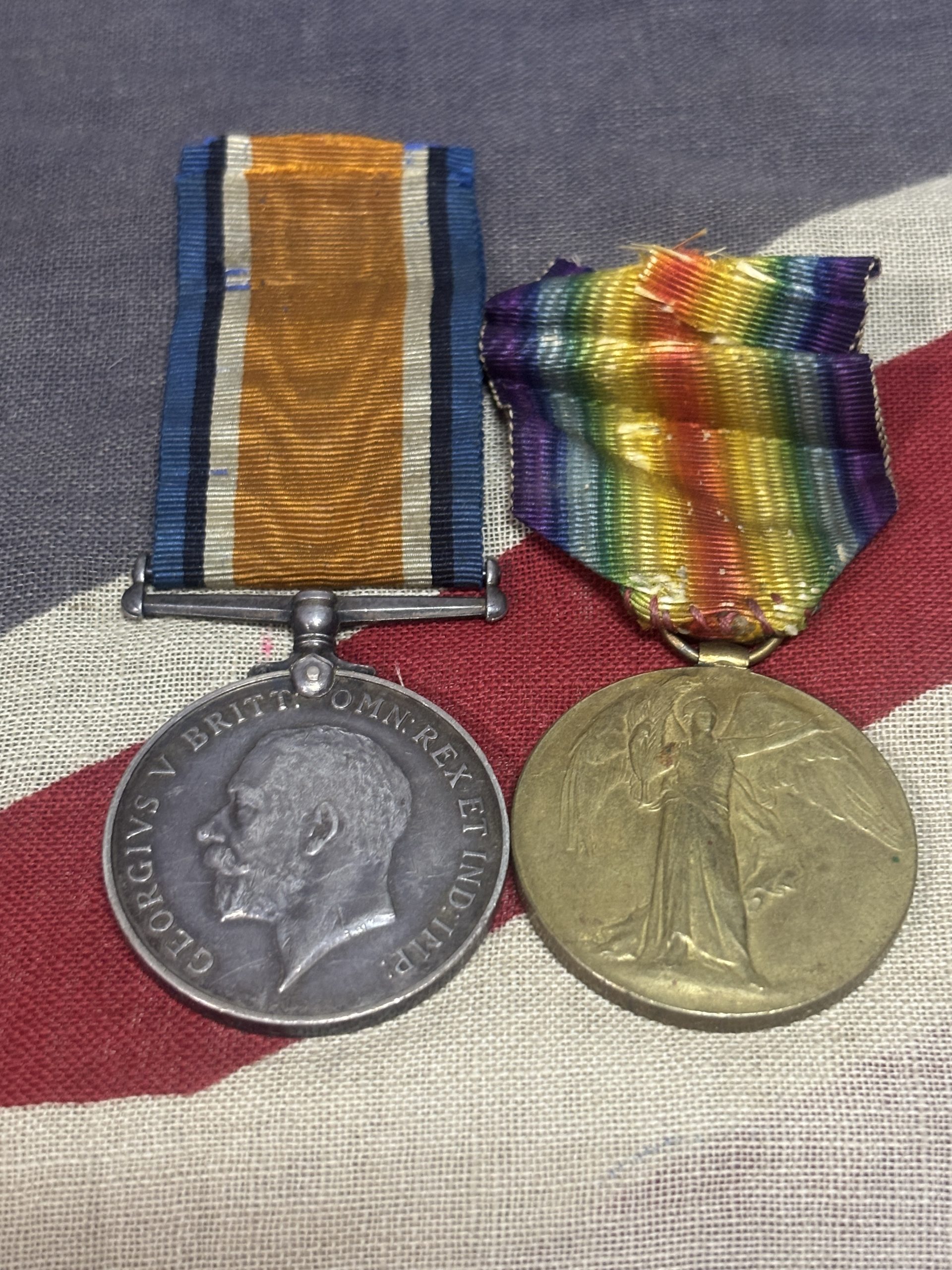 WWI Pair. Lord. South Wales Borderers. Bantam battalion. 3rd Gwent.