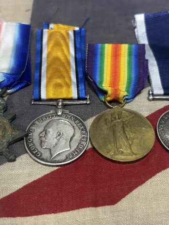 WWI 1915 Trio with Royal Navy LSGC. Stanley. Liverpool.