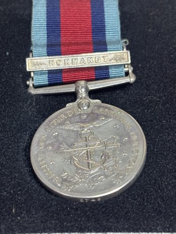 WWII Cased Normandy Campaign Medal.
