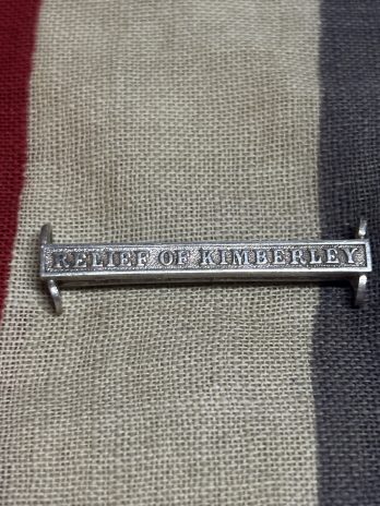 Queens South Africa Medal clasp. Relief of Kimberley