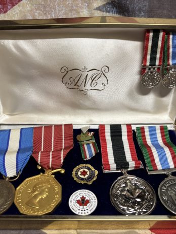 Modern Canadian medal grouping.