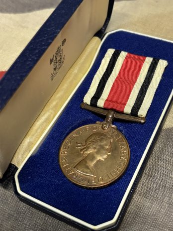 QEII cased Special Constabulary Long Service Medal to female. Gloria J Attwood.