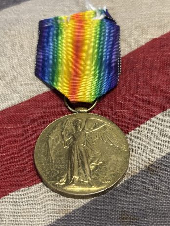WWI Victory Medal. Wood. Honorable Artillery Company, Infantry. London.