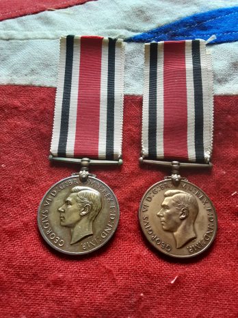 2 Special Constabulary Medals Harold L & Robert W Smith .