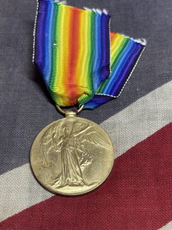WWI Victory Medal. Walkingshaw. Royal Scots. Arras POW 1917. Edinburgh.