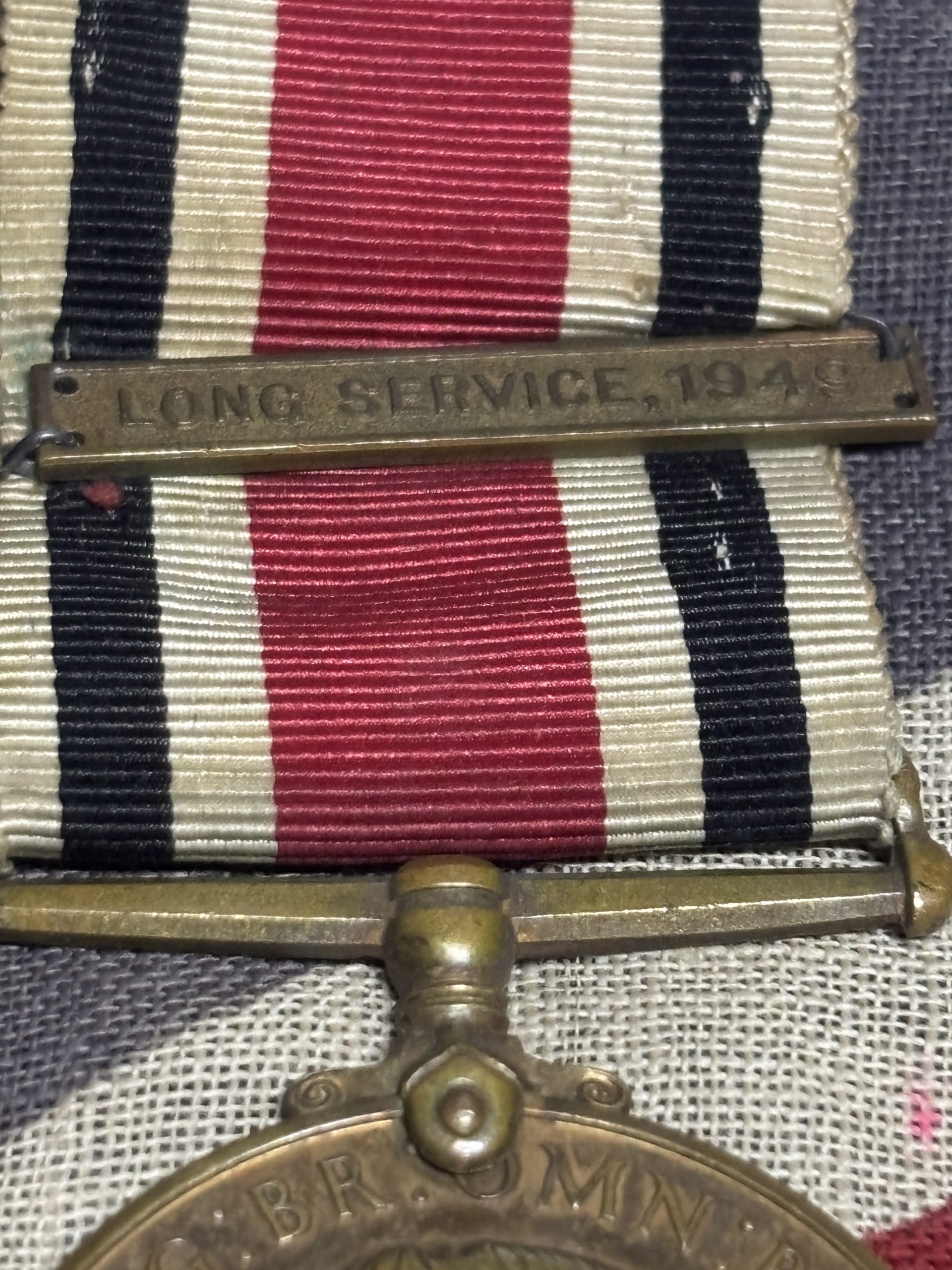WWI Victory with KGVI Special Constable Medal. Machine Gun Corps. India only WWI. Brown. Leeds. - Image 4