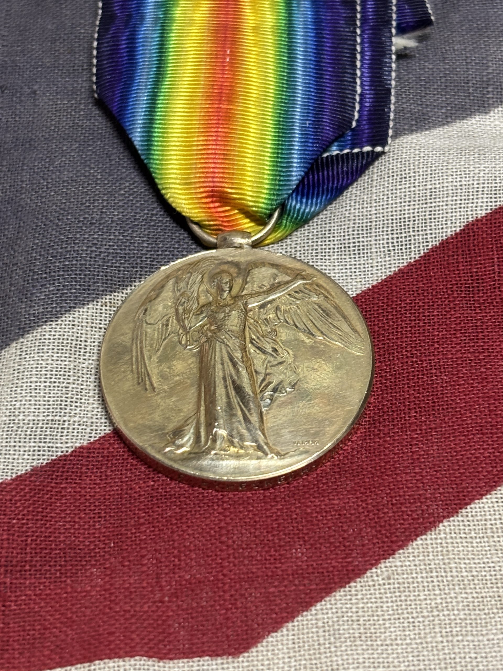 WWI Victory Medal. Hesketh. Machine Gun Corps. Bolton. KIA 1917. Tyne Cot Memorial.
