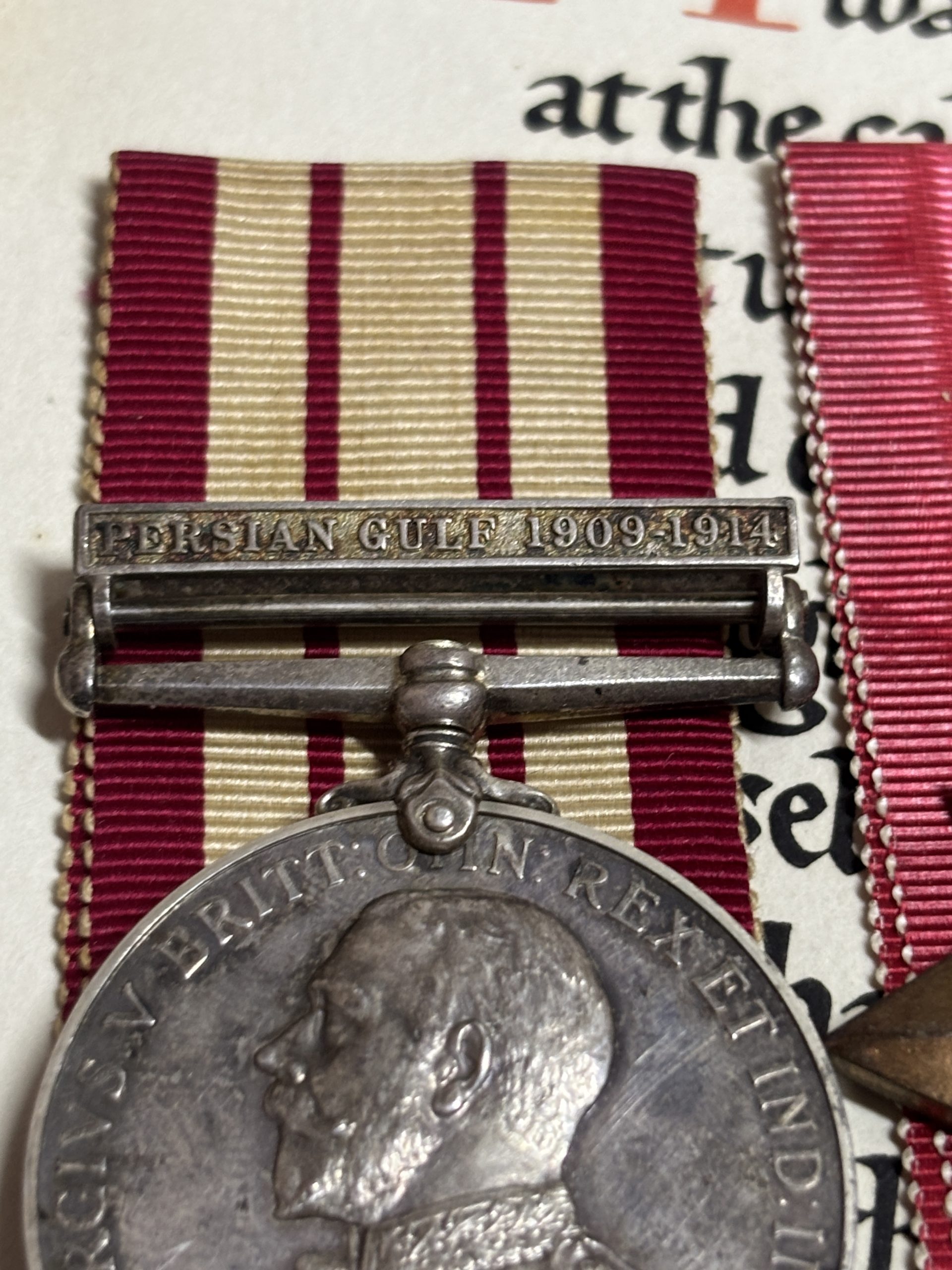 Pre WWI Palestine NGSM with 1915 Star Trio. Parsons. Died of disease. Otterhampton, Somerset. HMS Comet. - Image 4