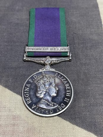 Operation Banner Campaign Service Medal. Northern Ireland. Hardy. Royal Marines.