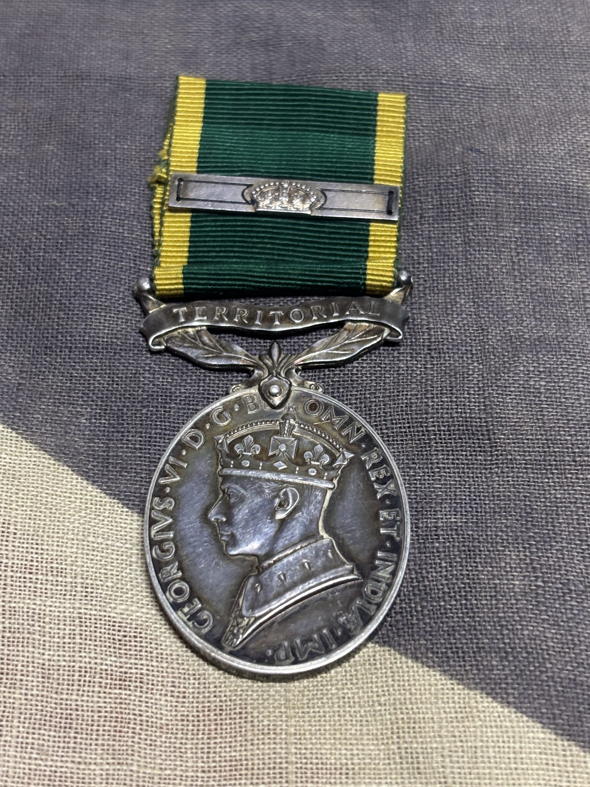 KGVI Territorial Efficiency Medal with clasp. Cook. Royal Artillery. Sunderland. WWI Service with RFC/RAF. - Image 4