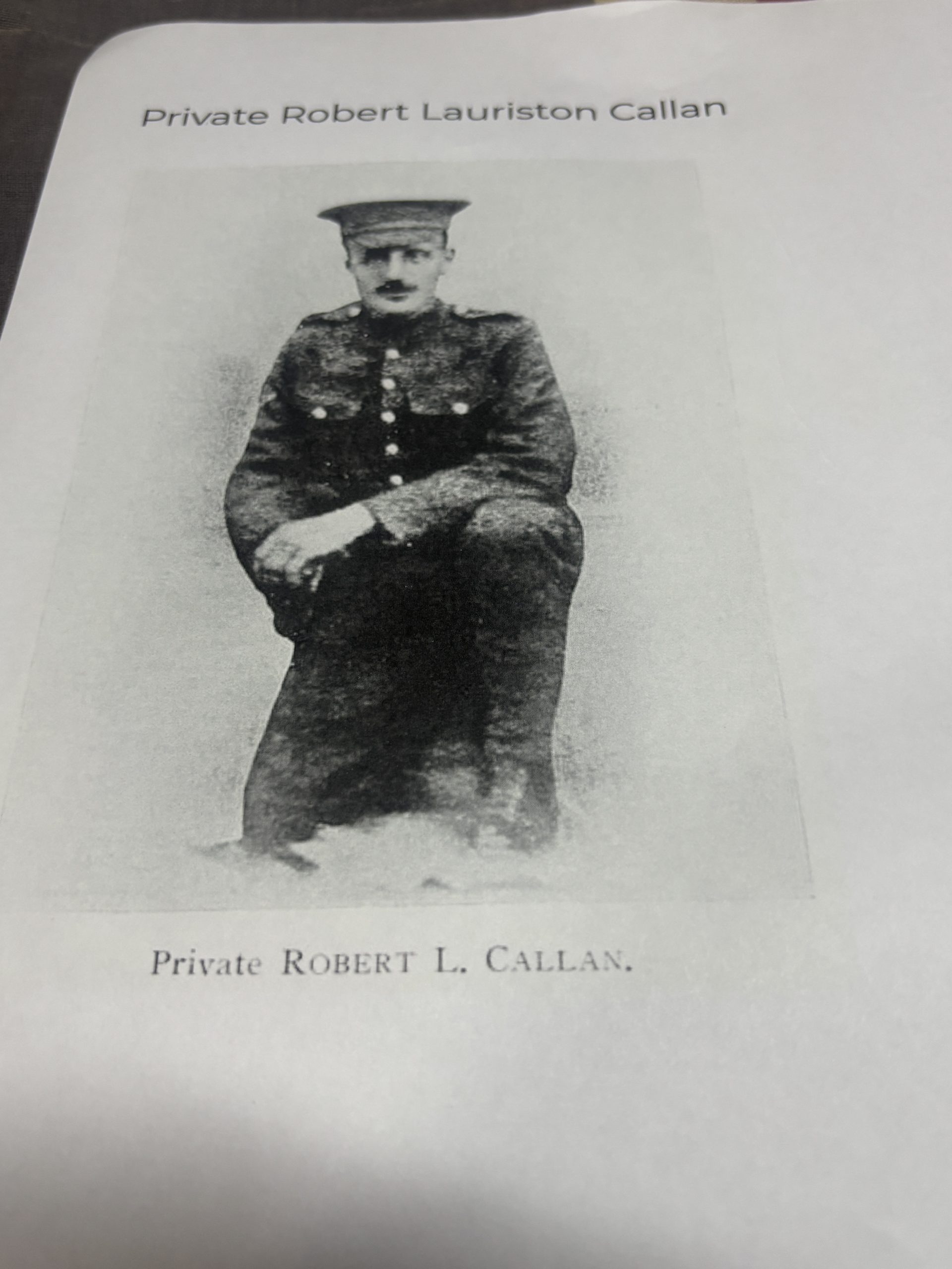 Casualty BWM. Somme, September 1916. Callan. 54th Canadian Infantry. Menin Gate. Killed during a trench raid. - Image 6