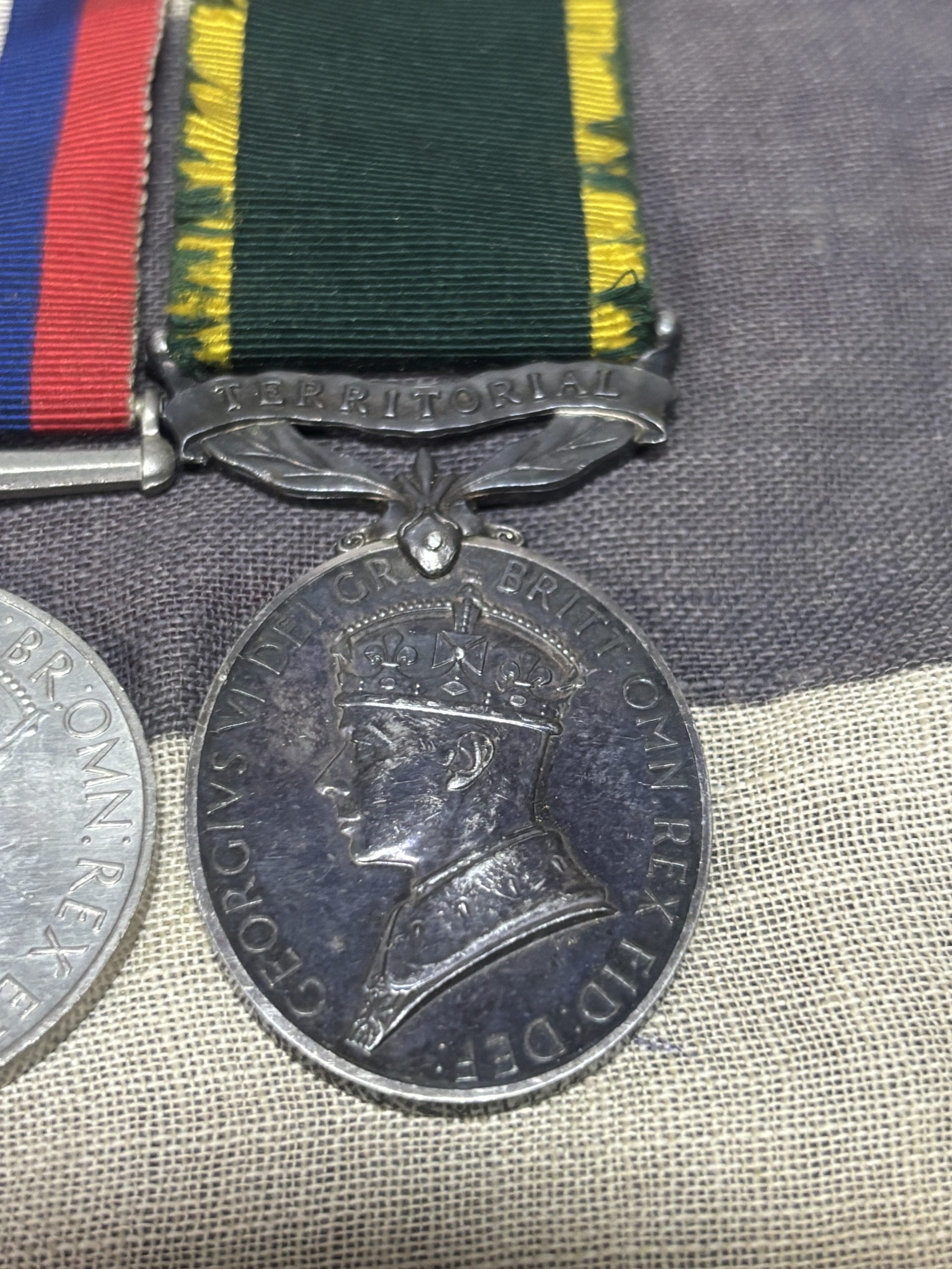WWII Royal Artillery grouping with KGVI TEM. Lieutenant TV Smillie. Waterloo, Lancashire. - Image 7