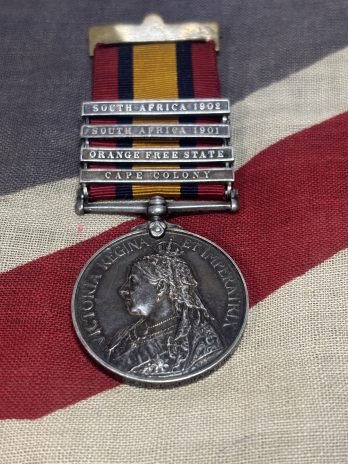 Queens South Africa Medal. Jackson. South African Constabulary.