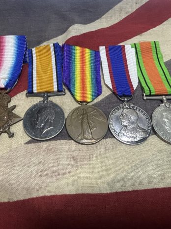 WWI RMLI/RFR LSGC grouping with Defence Medal for ARP, WWII. Elmes. Poole, Dorset. Served in Gallipoli.