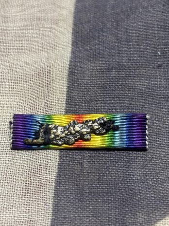 WWI sew on Mention in Dispatches emblem