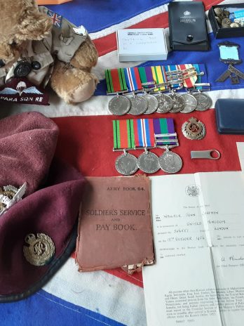 Para / 9th Airborne Sqd Re . Sjt Wallace Chapman . El Gamil Airfield Suez .Gloucester Homeguard.