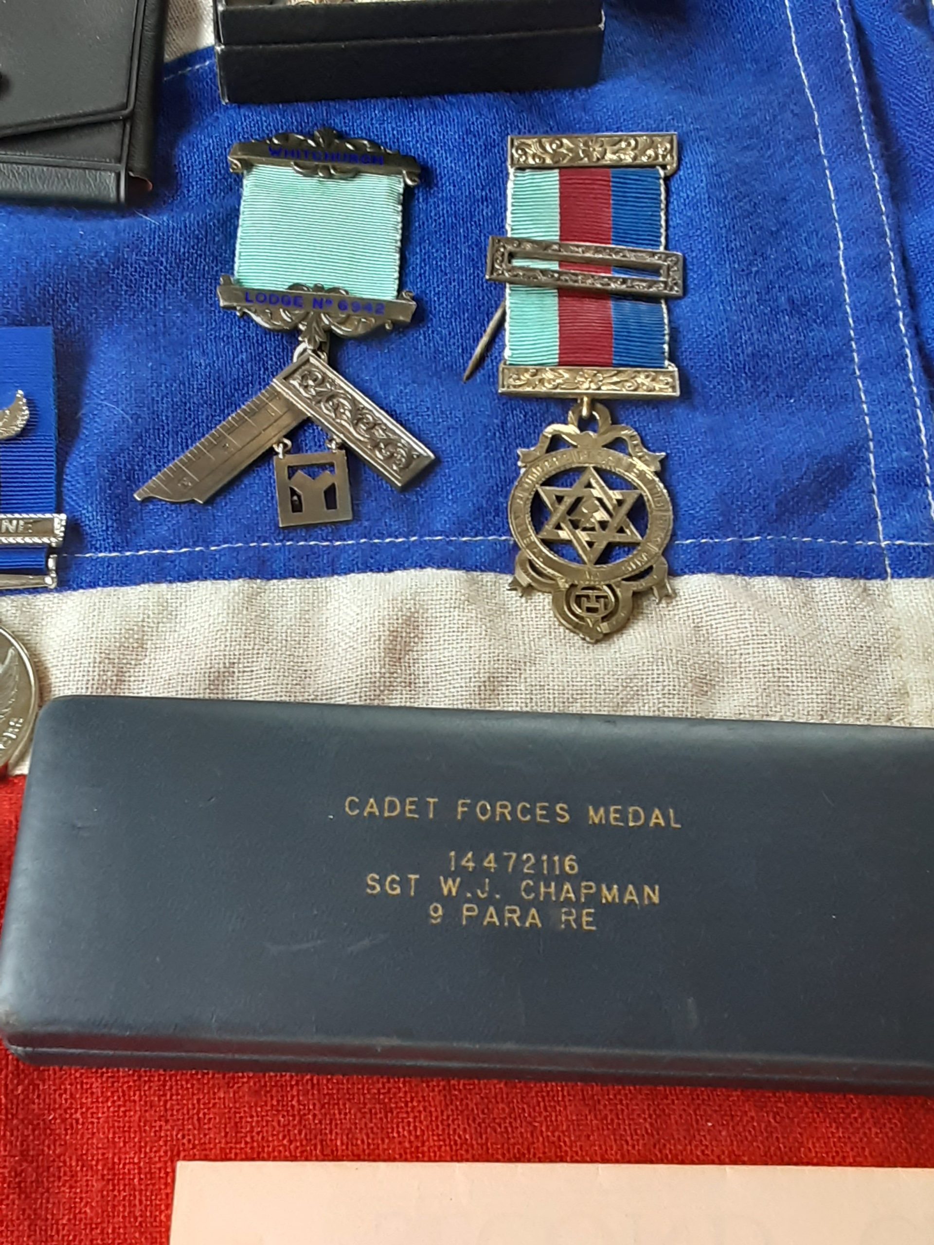 Para / 9th Airborne Sqd Re . Sjt Wallace Chapman . El Gamil Airfield Suez .Gloucester Homeguard. - Image 7