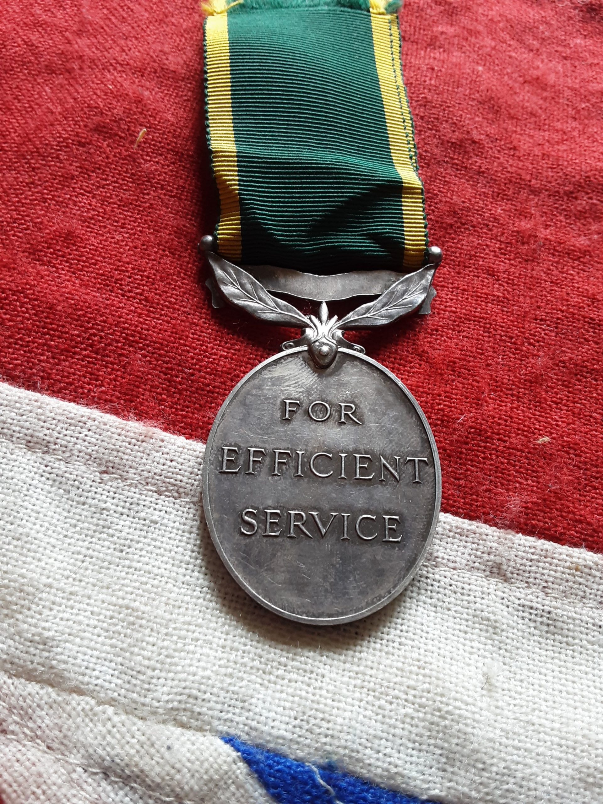 WWII Efficency Medal. Captain Frank Banfill Prout. Devon Regiment. Born Totnes. Solicitor. - Image 2