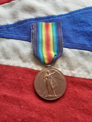 WWI Victory. Albert Betteley. 10th Warwickshire. Wounded Beumetz/Hermies Ridge. German Spring Offensive. HS Cambria.