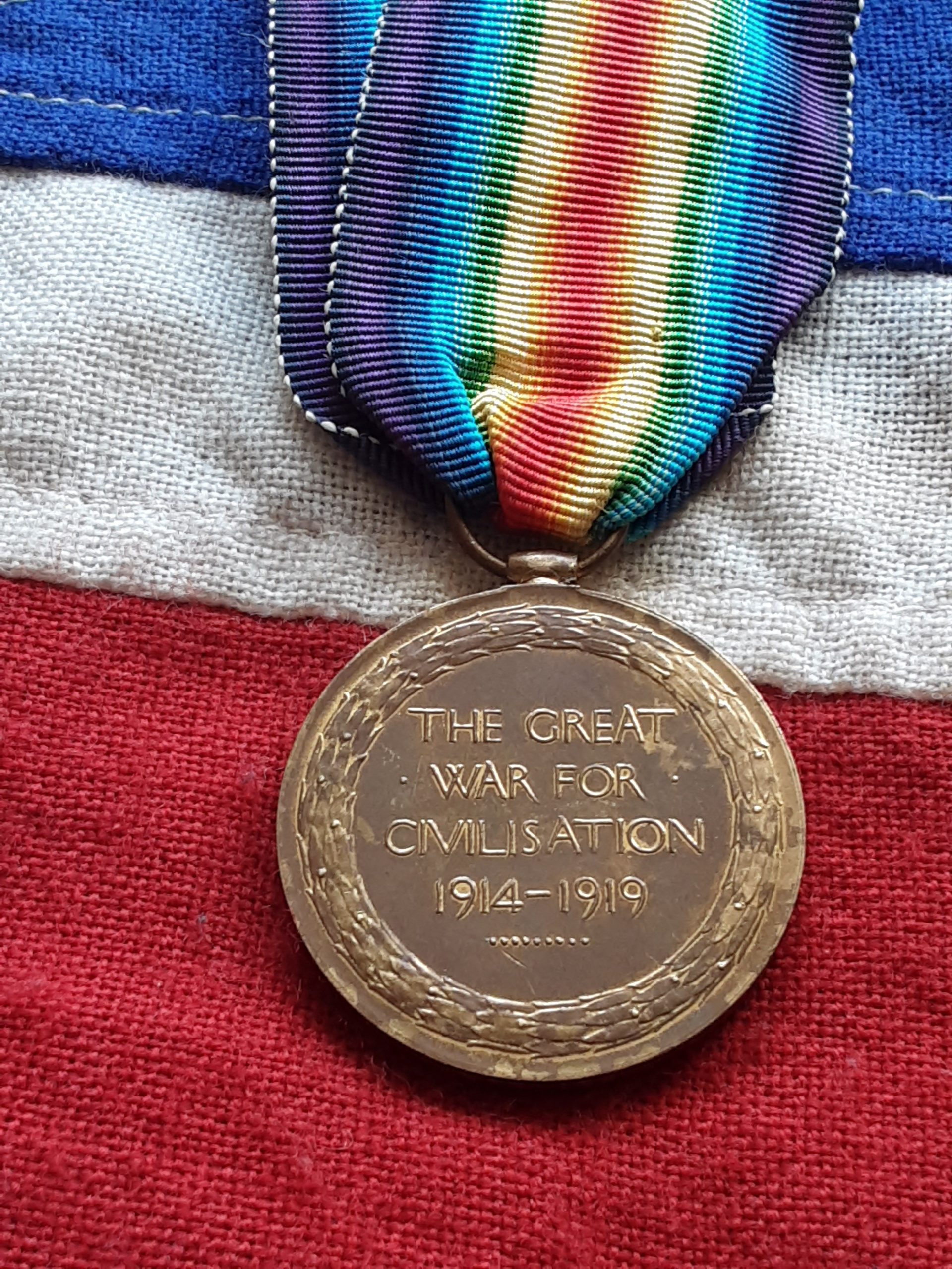 WWI Victory. Albert Betteley. 10th Warwickshire. Wounded Beumetz/Hermies Ridge. German Spring Offensive. HS Cambria. - Image 2