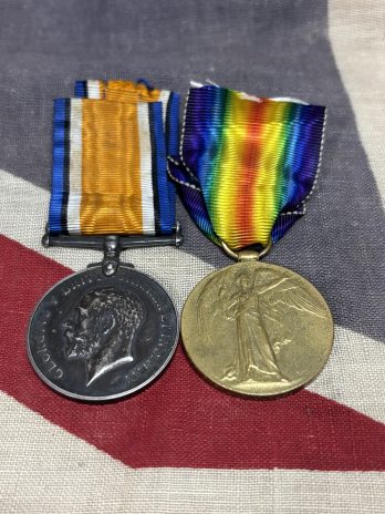 WWI Pair. Titley. South Lancashire Regiment. Shrewsbury.