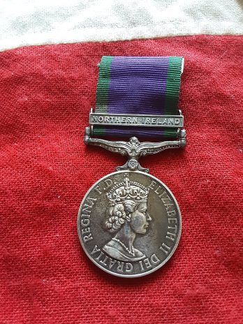 Northern Ireland. CSM. Cpl Ball REME. Royal Electrical Mechanical Engineers