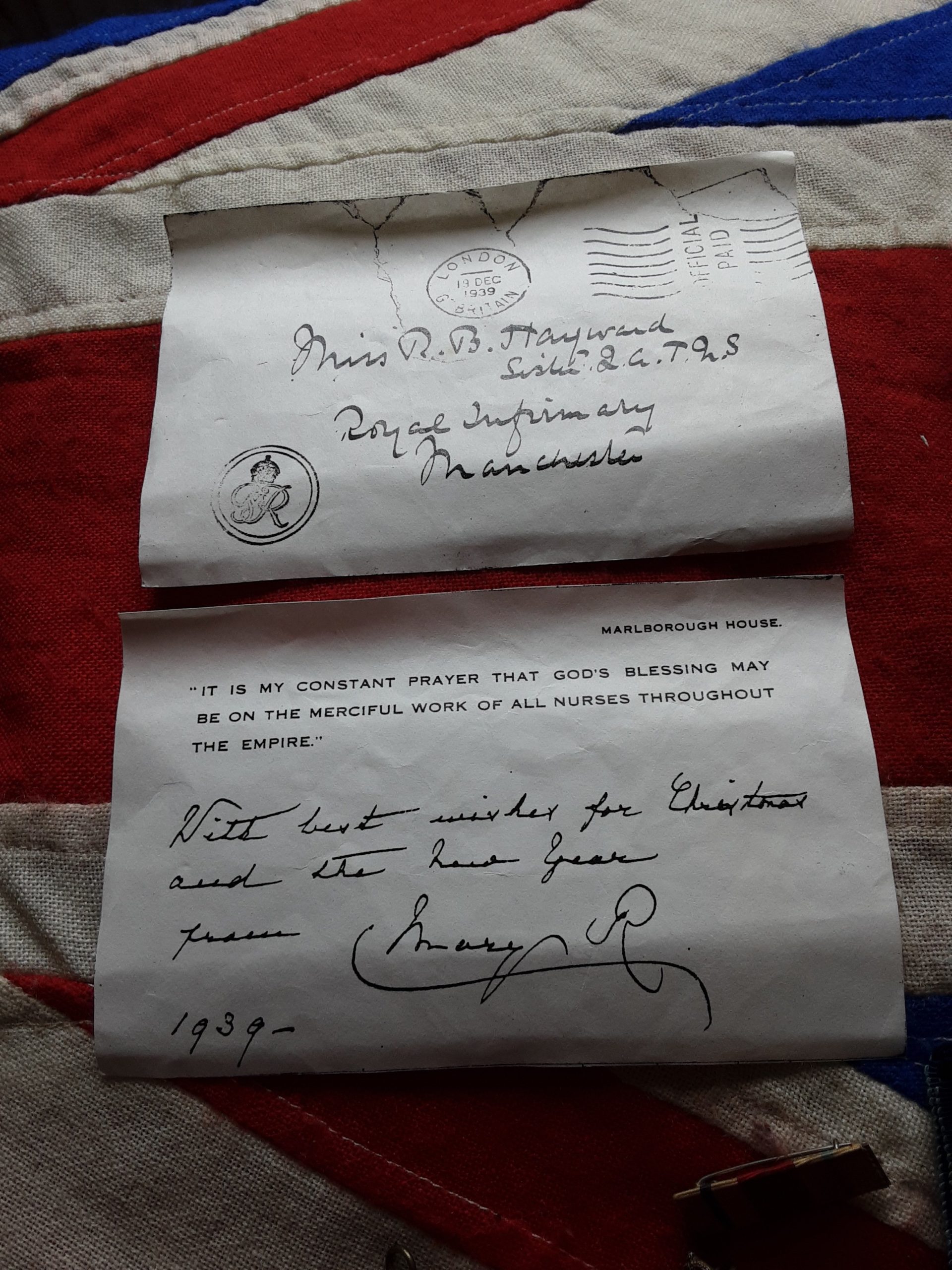 WWII Officers Territorial group. Sister Rose Beatrice Haward. Manchester Infirmary. St John - Image 2