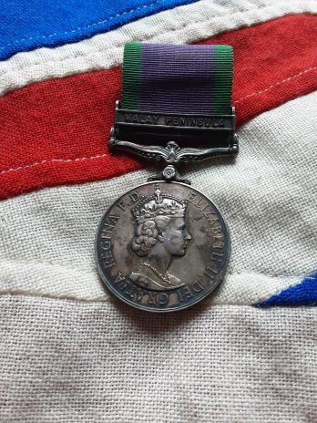 Malay Peninsula CSM. A/R EA 1. P E Milford. Royal Navy.