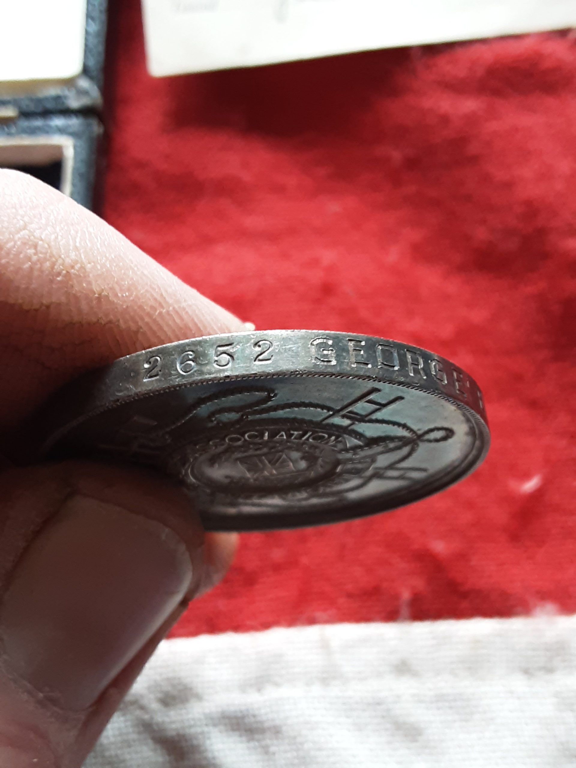 Saltash Cornwall . Fire Brigade Medals . George Ernest Channings . - Image 6