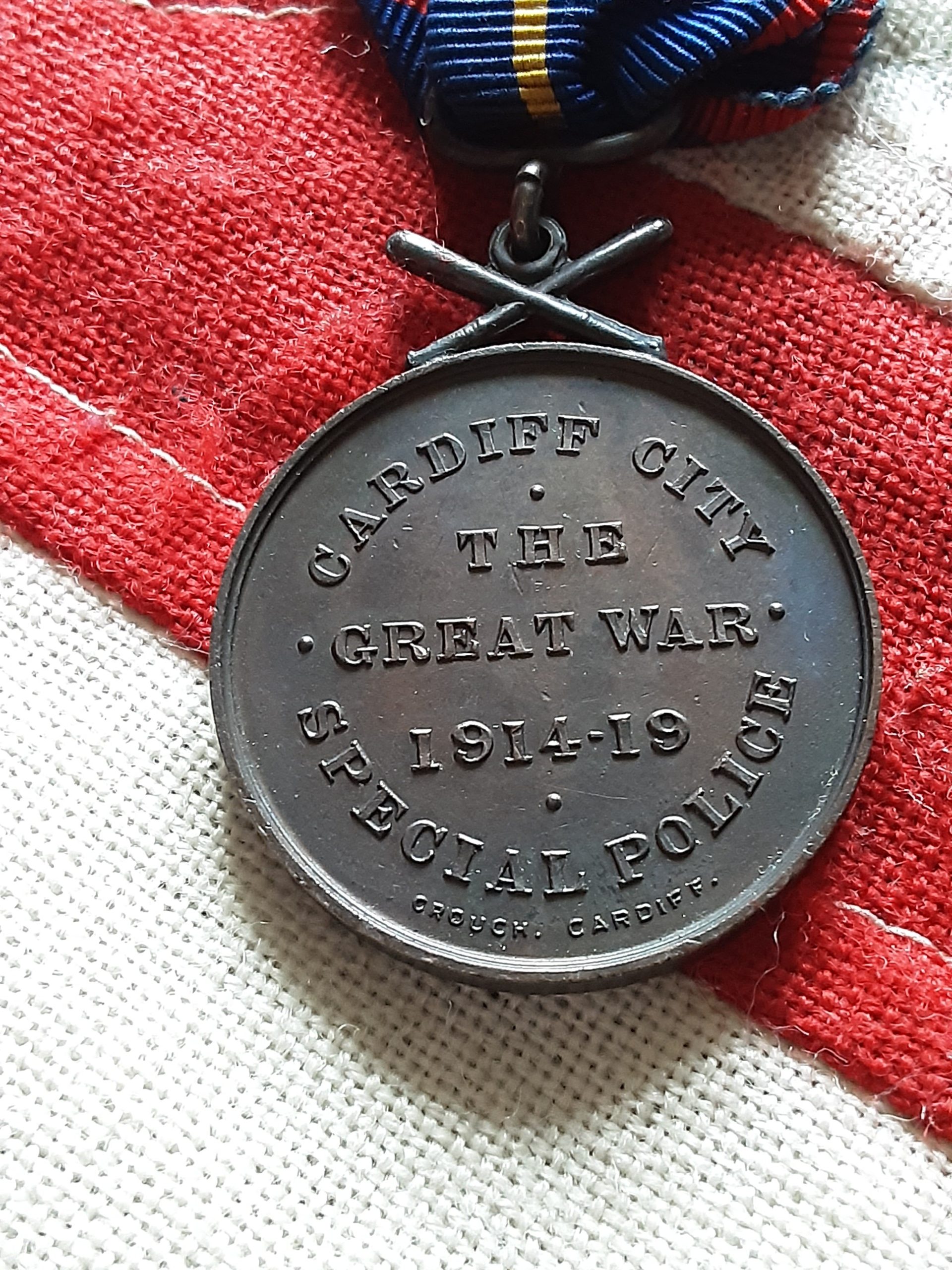 1915 Trio . 11th Cardiff Pals / Commercials. Walter William Hosey . Special Constabulary. Gwr Railway. - Image 6
