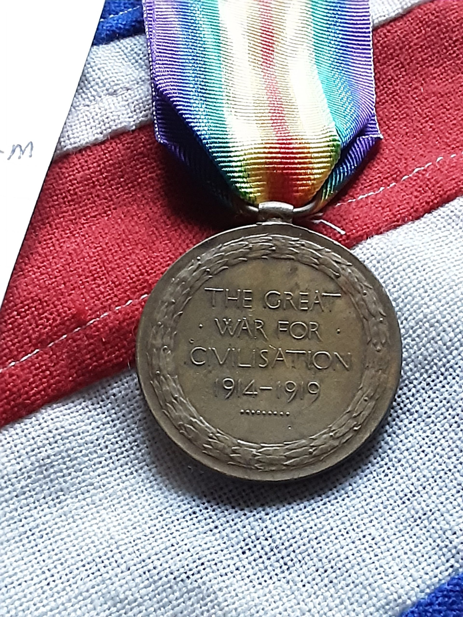WWI Victory. Spr Had Nawaz. Railway Battalion. Sappers and Miners - Image 2