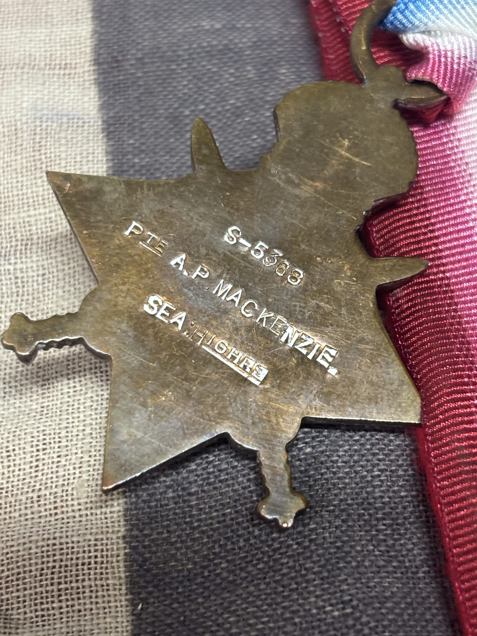 1st Seaforth Highlanders KIA Iraq 1916 Turkish Patrol WW1 Medal Trio MacKenzie - Image 2