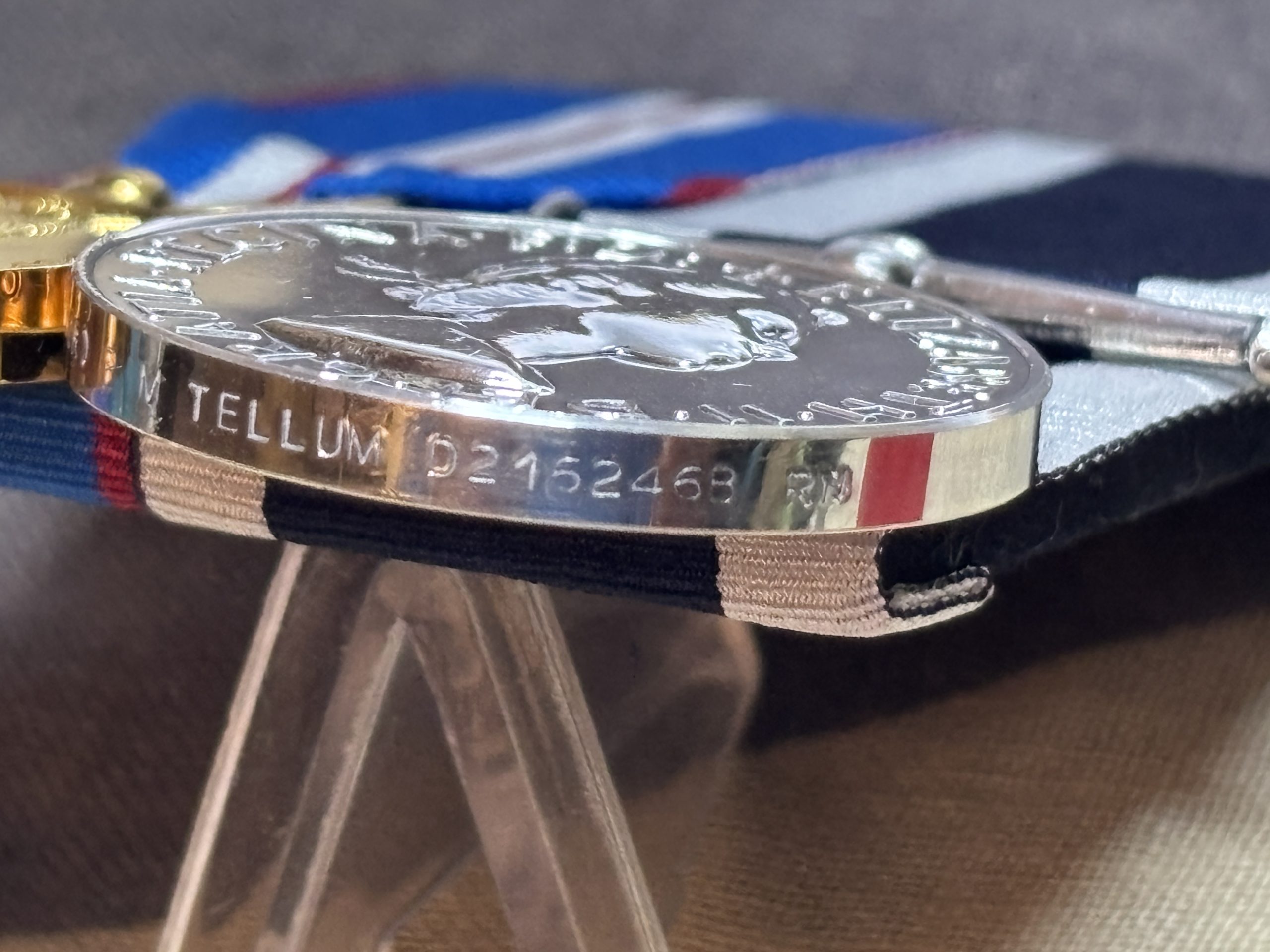 QEII Golden Jubilee Medal with Royal Navy LSGC. Tellum. - Image 3